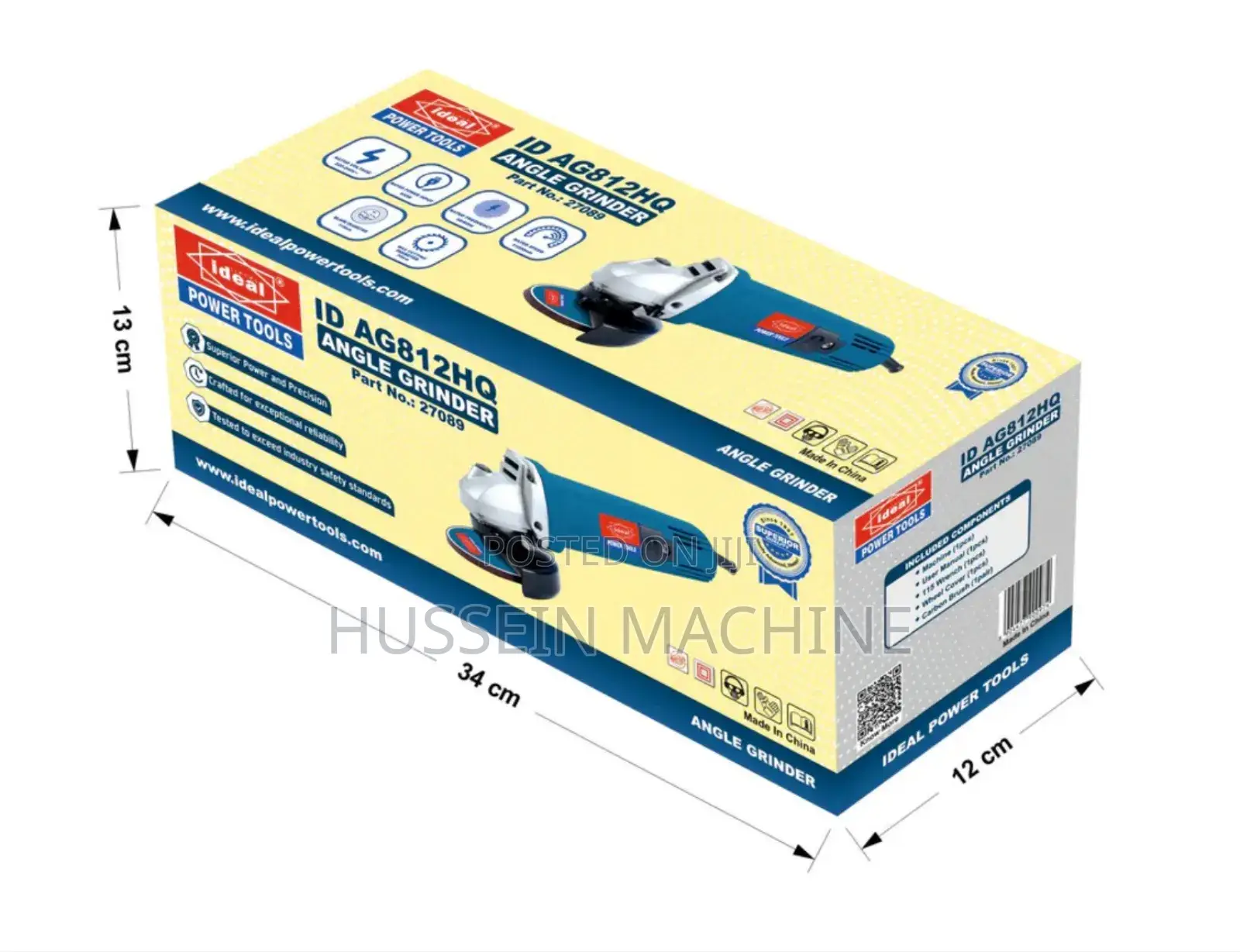 Angle Grinder Ag812hq 4.5'' New