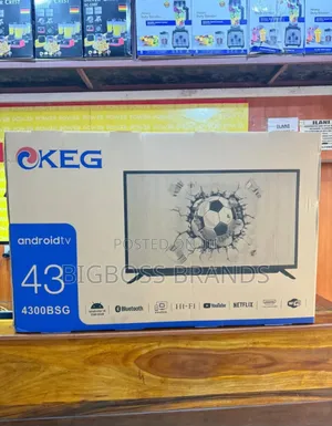 Keg Inch 43 Smart Tv  Android (Double Glass)