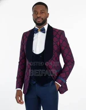 Velvet Colar and Waistcoat Suit