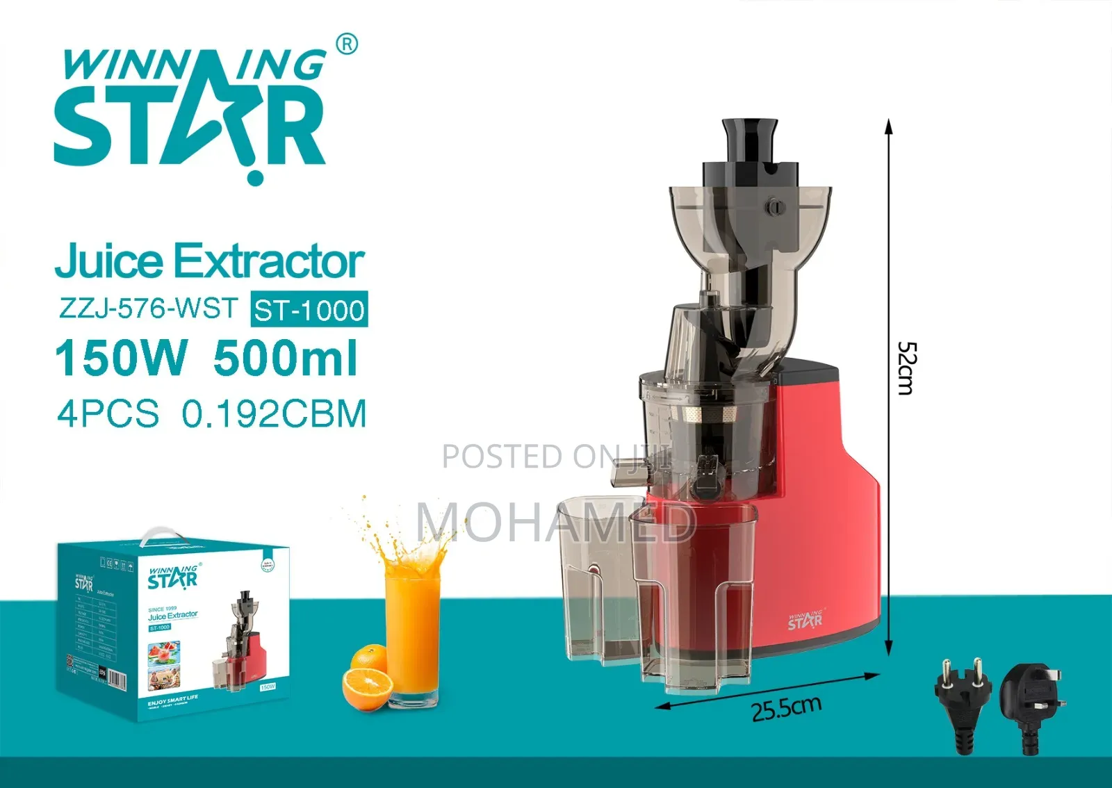 Winning Star Slow Juicer – Original
