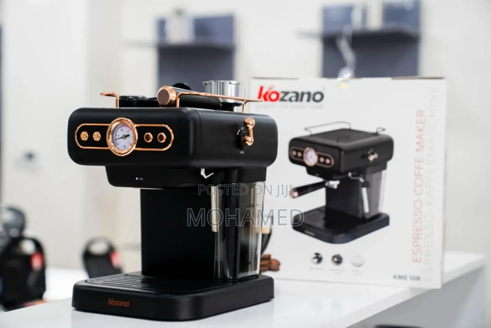  Kozano Espresso Coffee Maker – 1.2l (15bar, 950w)