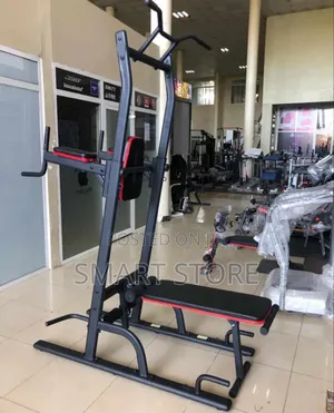 Multi-Function Pull-Up Station for Home Gym Use