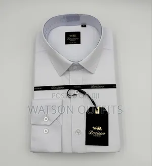Men's New Shirts Bosisoo Brand Cotton 100%
