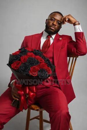 Men's New Suits Totally Very Reddish or Maroon Colour