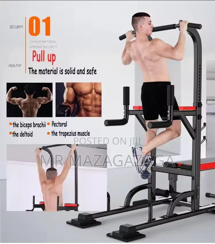 Strength Push-Ups Pull-Ups With Benches