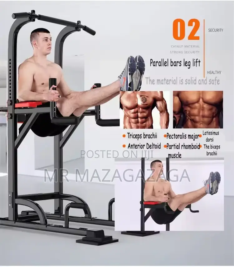 Strength Push-Ups Pull-Ups With Benches