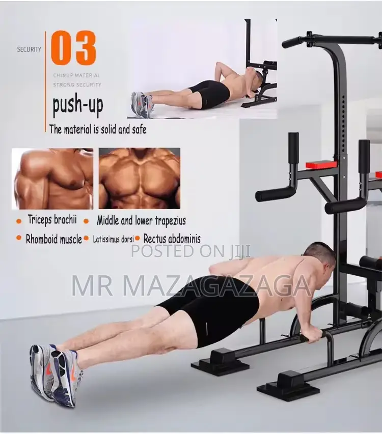 Strength Push-Ups Pull-Ups With Benches