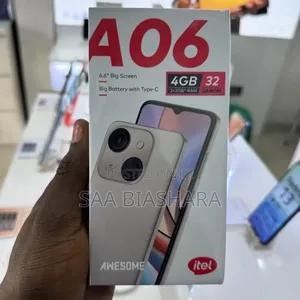 New Itel A06 32 GB White