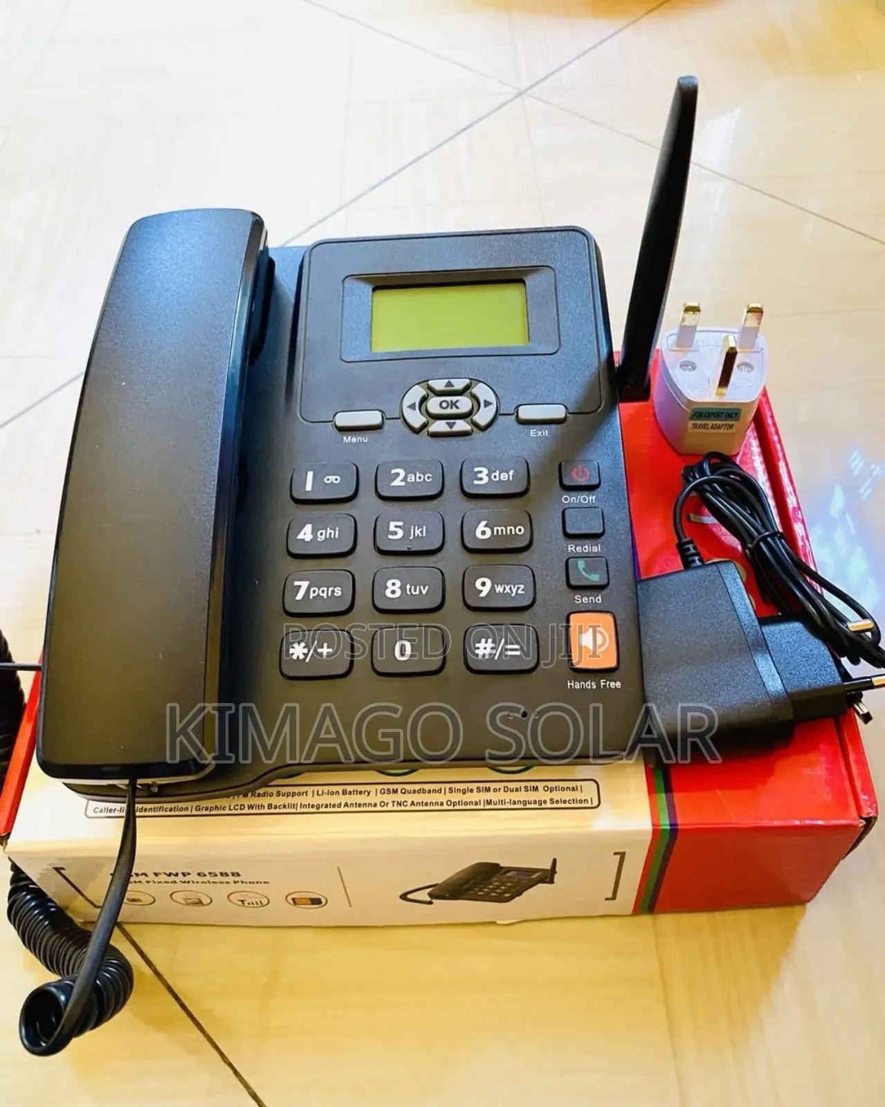 Kliniki Welcome Counter 6588 Fixed Wireless LCD