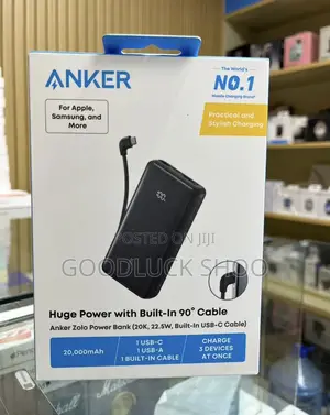 Anker Zolo Power Bank Mah 22.5w