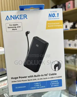 Anker Zolo Power Bank Mah 22.5w