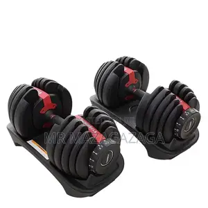 24kg/52.9lb Adjustable Dumbbell With 10 Discs