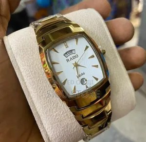 Gold Rado White Dial