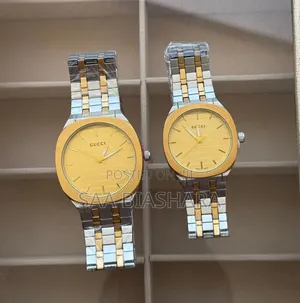 Gucci Couple Watches Silver Adn Gold