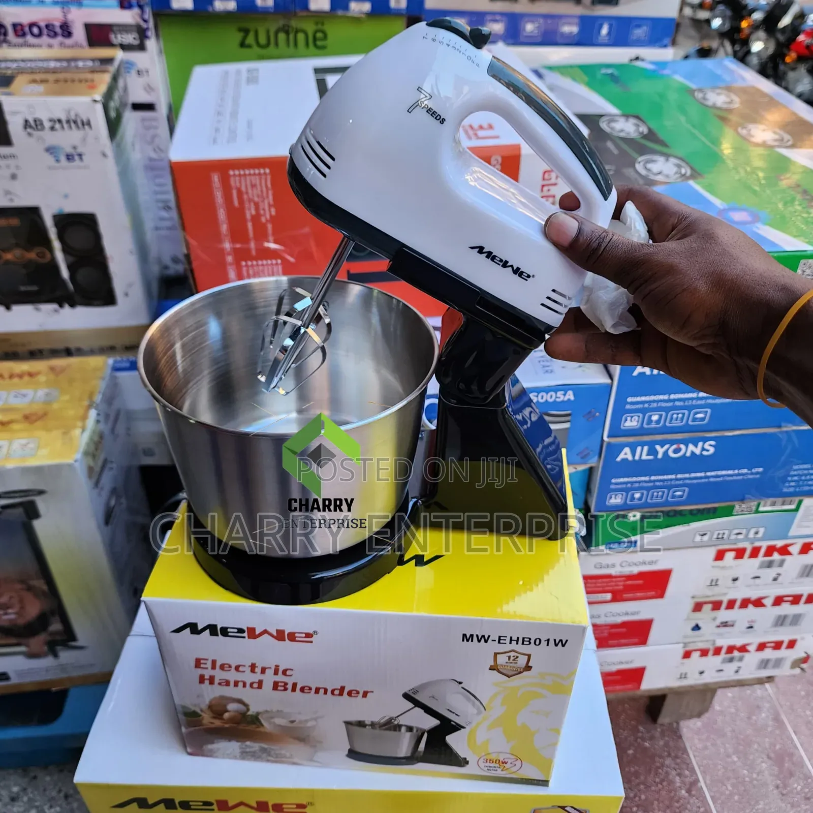 Mewe Stand Mixer 1 Kg
Koroga McHanganyiko Kwa Urahisi Okoa Muda