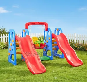 Swing and Double Slide Playground