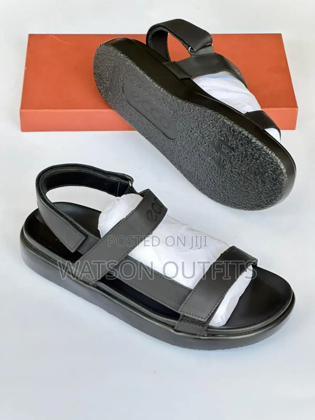 Men's Leather Sandals Very Classic Ecco Branded