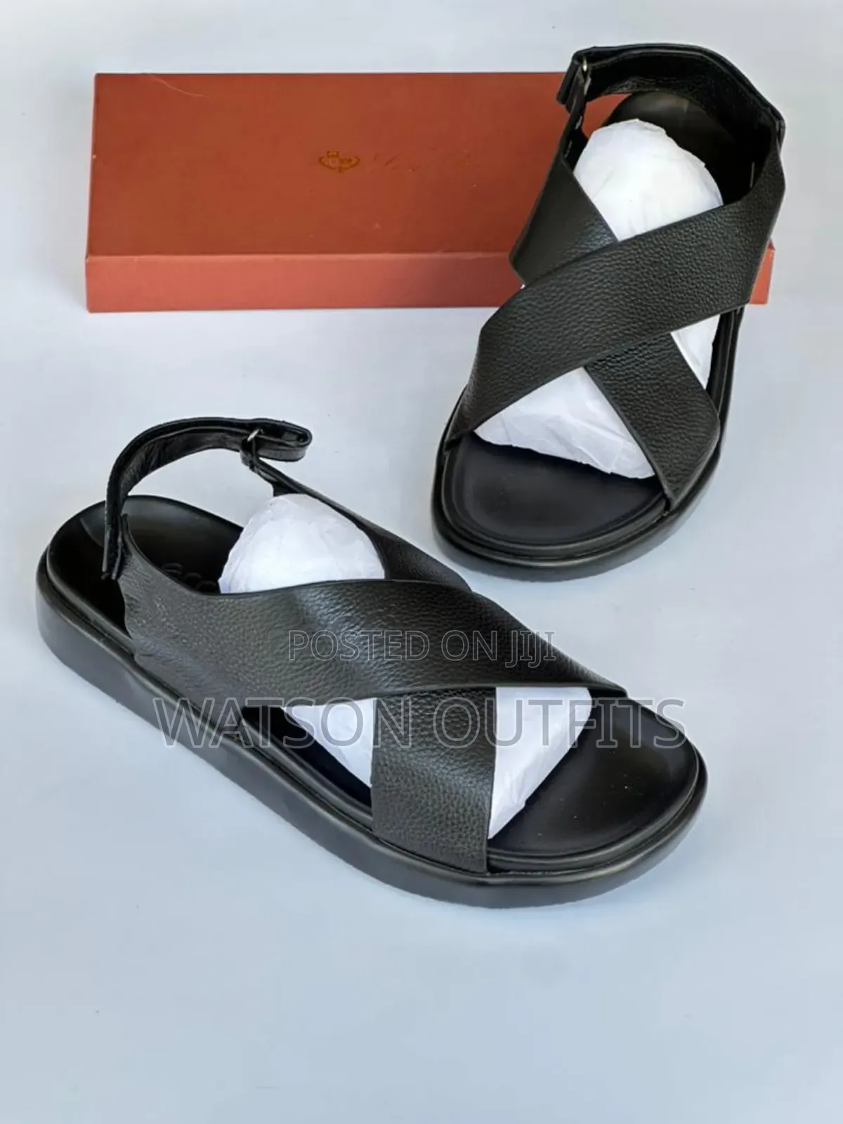 Men's Leather Sandals Very Classic Ecco Branded