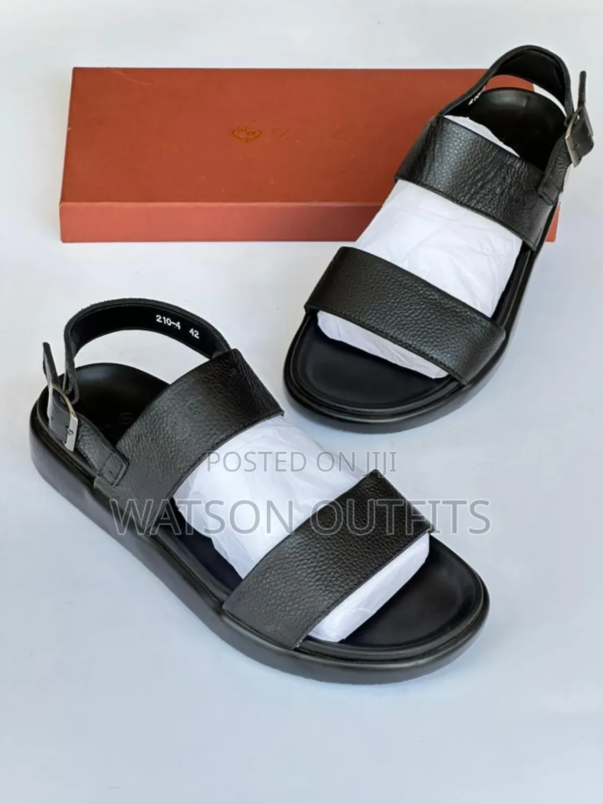 Men's Leather Sandals Very Classic Ecco Branded