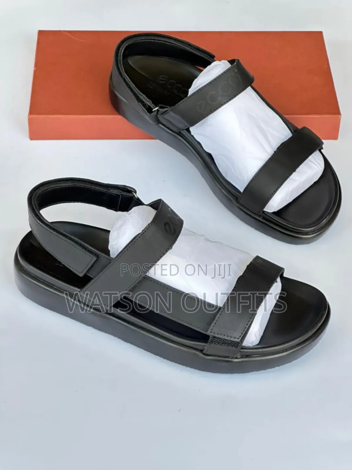 Men's Leather Sandals Very Classic Ecco Branded