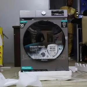 *Hisense Front Load Automatic Wash Dry Machine 10kg