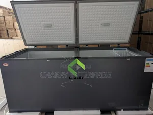 Aero Double Door Chest Freezer 700l Powerful Acf-700 for Butcher Etc