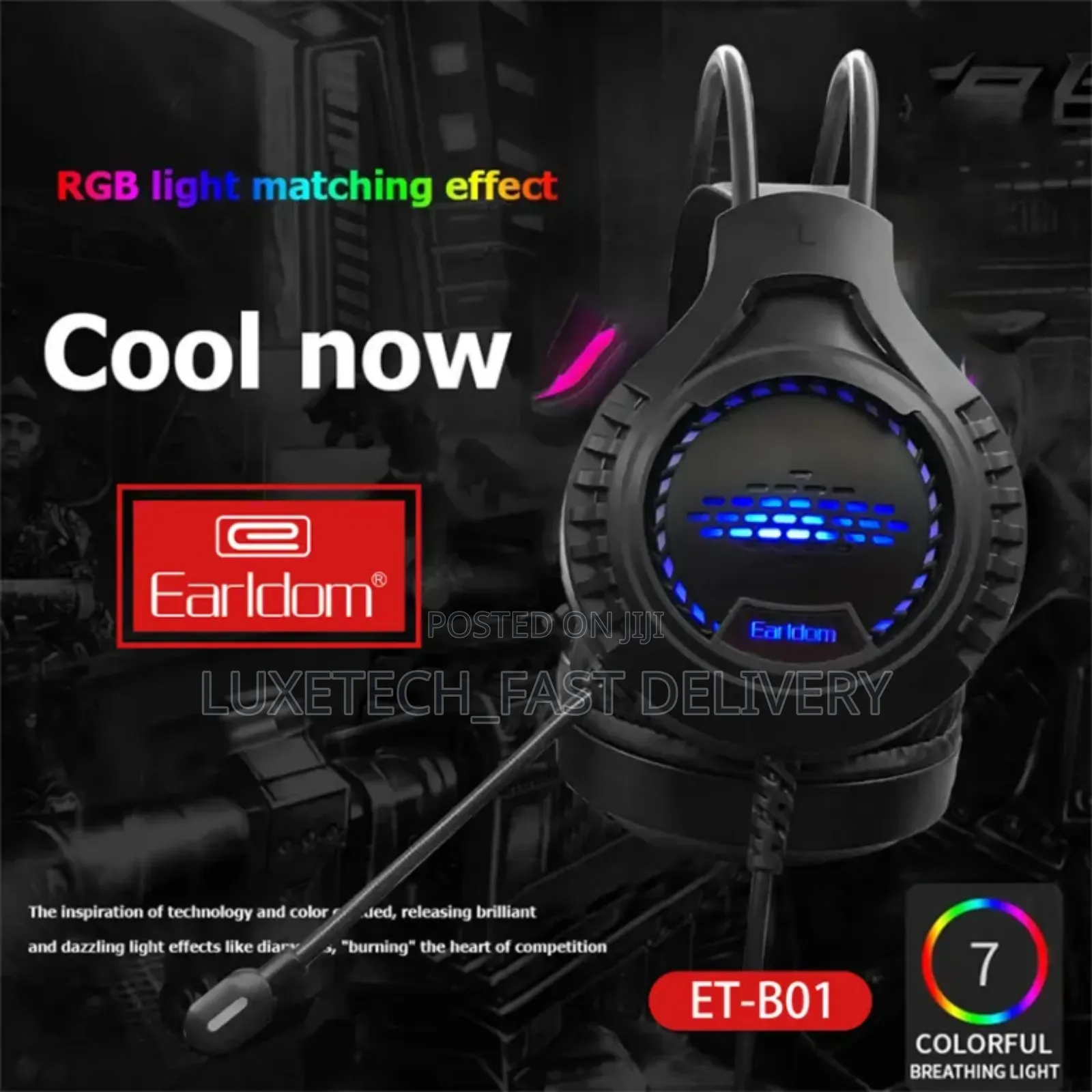 Earldom Et-B01 Wired Over-Ear Gaming Headset