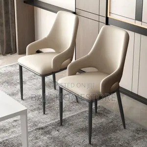 Luxury Nordic Minimalist Upholstered Dining Chair - Sleek Design