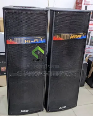 Alitop Speaker Zenye Mziki Bora 80000w Kwa Kanisani, Bar, Biashara N.K