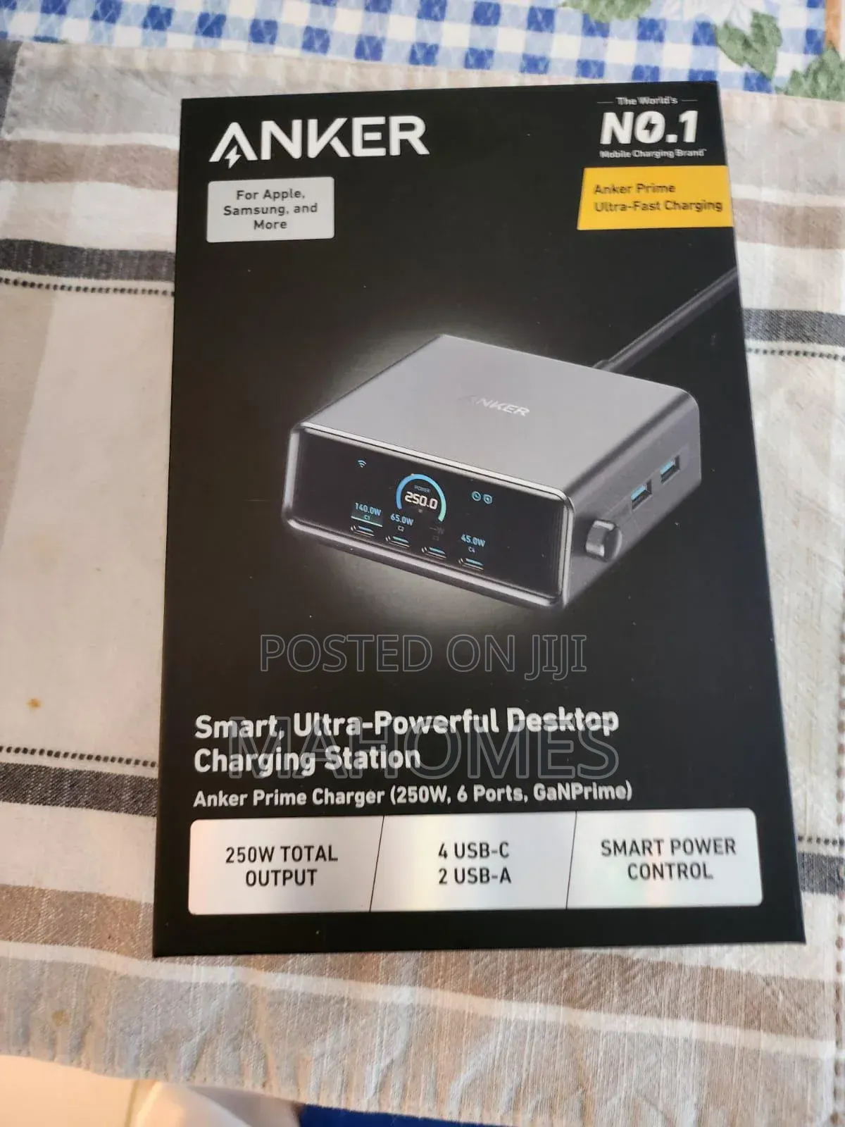 Anker Smart, Ultra -Powerful Desktop Charging Station (250w,6 Ports