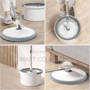 Round Clean Dirt Water Separation Spin Mop