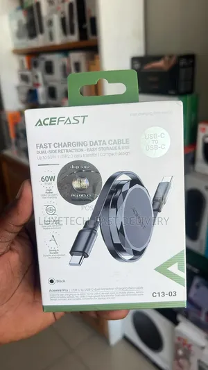 Acefast Acewire Pro Usb-C to Usb-C Dual Retraction Charging Data Cable