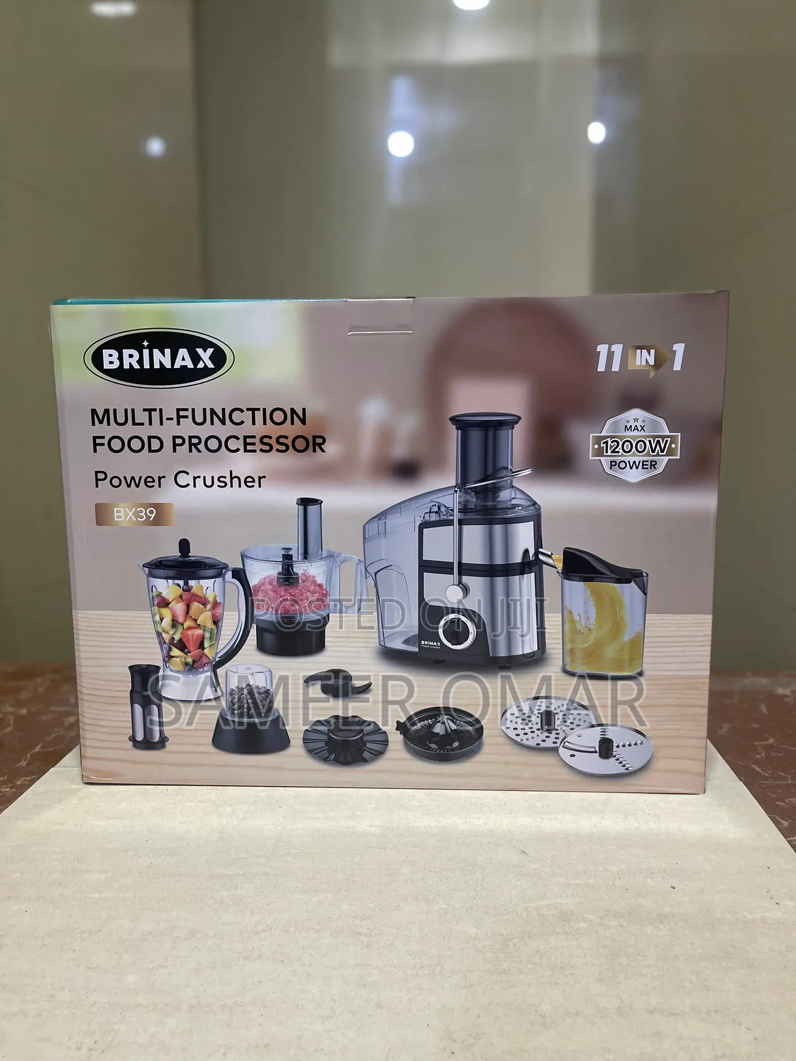 Brinax Food Processor Bx39 11 in 1