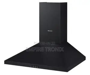 Hisense Hwh901bk – 90cm Decorative Wall Chimney Hood (Black)