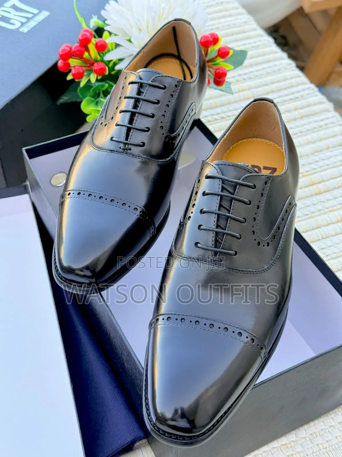 Men's Leather Shoes Very Very Royal Cr7 Branded