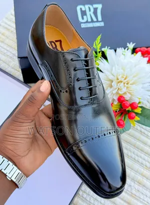 Men's Leather Shoes Very Very Royal Cr7 Branded