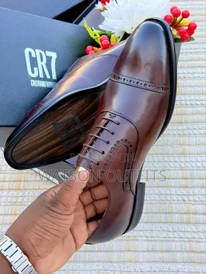 Men's Leather Shoes Very Very Royal Cr7 Branded
