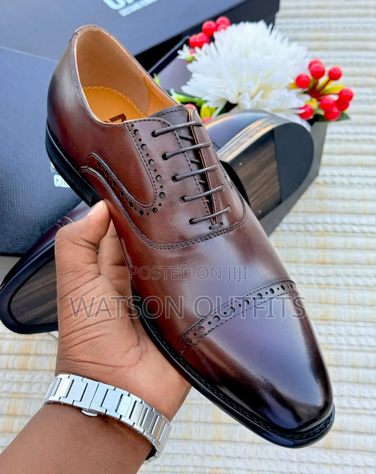 Men's Leather Shoes Very Very Royal Cr7 Branded