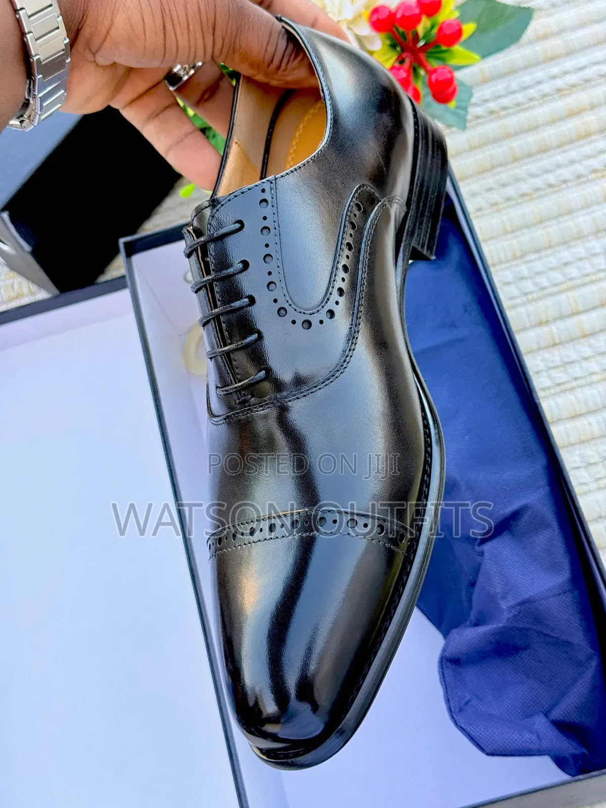 Men's Leather Shoes Very Very Royal Cr7 Branded