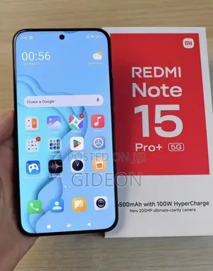 New Xiaomi Redmi Note 15 Pro+ 512 GB Black