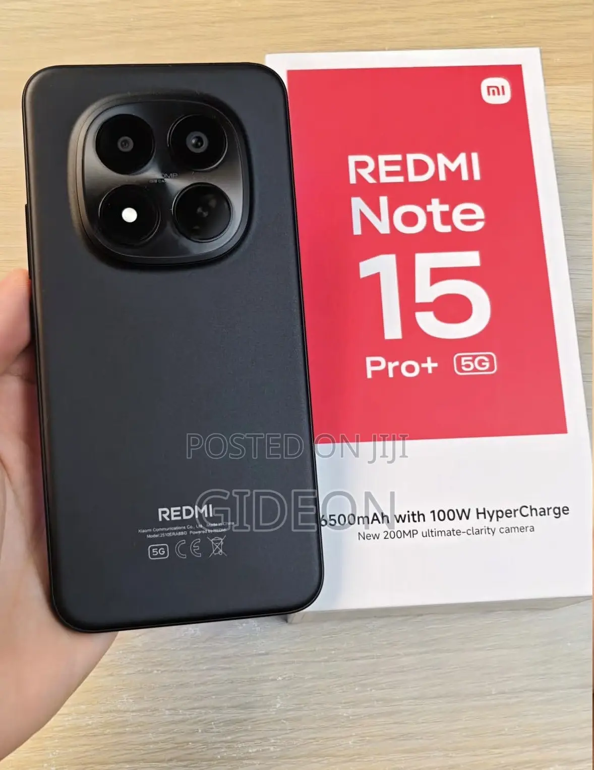 New Xiaomi Redmi Note 15 Pro+ 512 GB Black