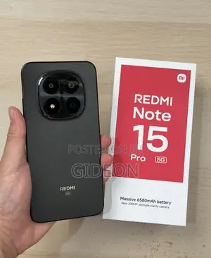 New Xiaomi Redmi Note 15 Pro 256 GB Black