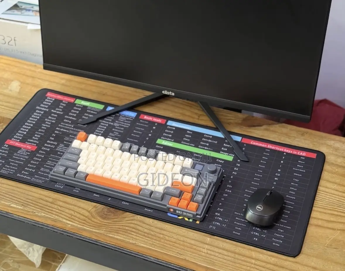 Mousepad XXXL With Microsoft Shortcut
