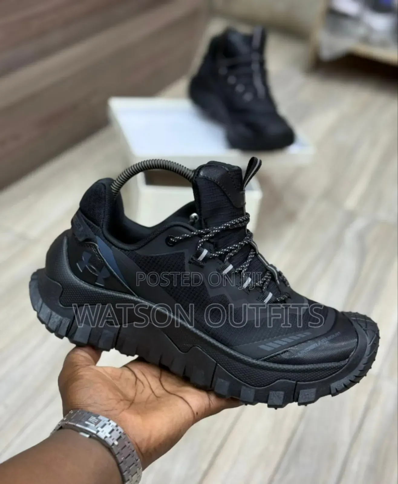 Men's Leather Shoes Under Armour Brand Classic Sneakers