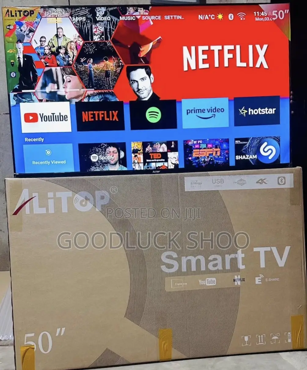 Alitop Smart Tv 50 Inch
