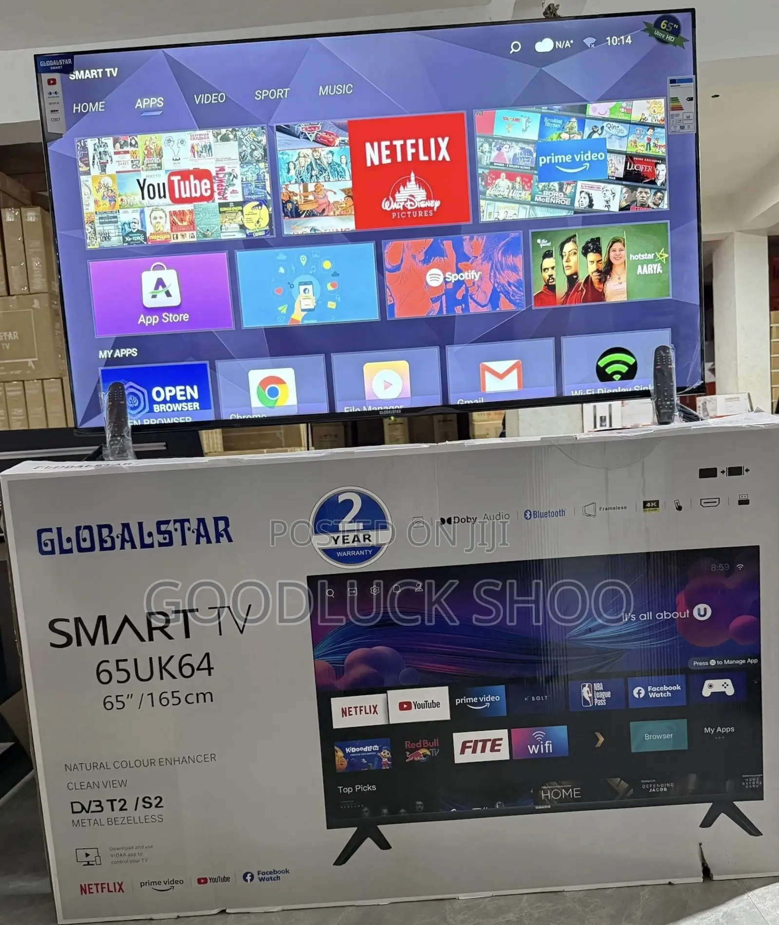 Globalstar Smart 65” Tv Uhd 