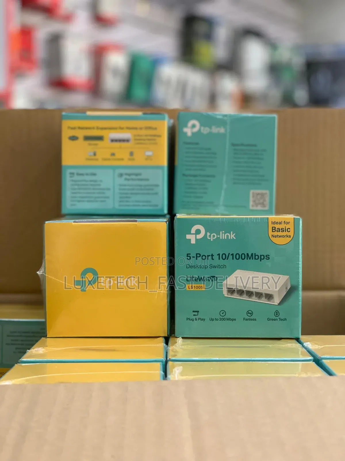 TP-Link LiteWave LS1005 5 Ports Fast Ethernet Switch | Fanless