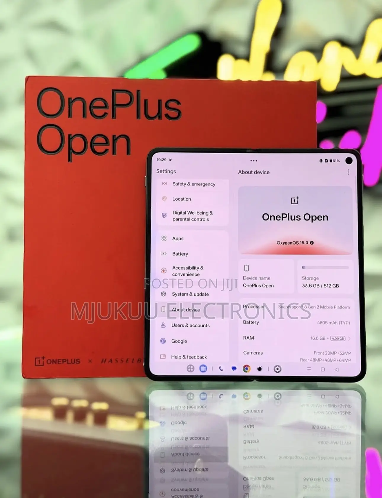 New OnePlus Open 512 GB Black