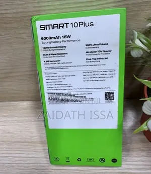 New Infinix Smart 10 Plus 128 GB Black
