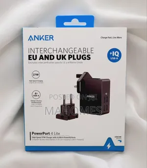 Anker Interchangeable Eu and Uk Plugs
